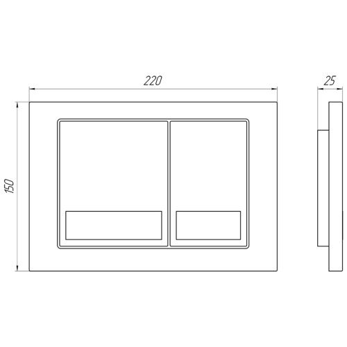 Комплект Инсталляция АНИ Пласт WC1010A без фитингов + Клавиша Ани Пласт WP1210, хром + Унитаз подвесной Stark (с микролифтом) Kirovit 30726