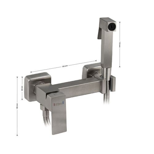 Смеситель для бидe GFmark 20484 из нержавеющей стали