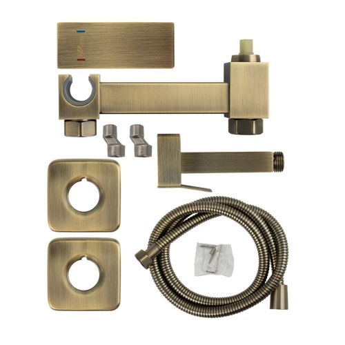 Смеситель для бидe GFmark 20486 Бронза из нержавеющей стали