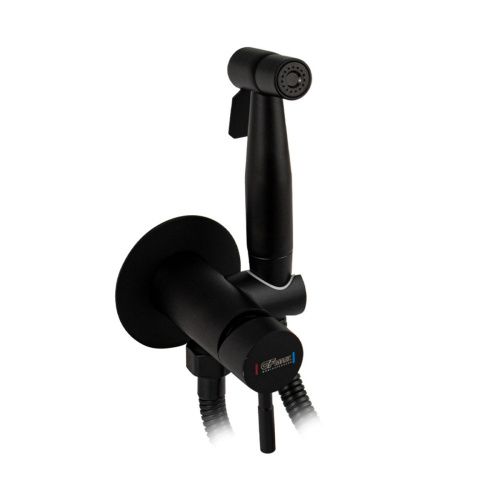 Смеситель для бидe GFmark 20722 встраиваемый Черный из нержавеющей стали