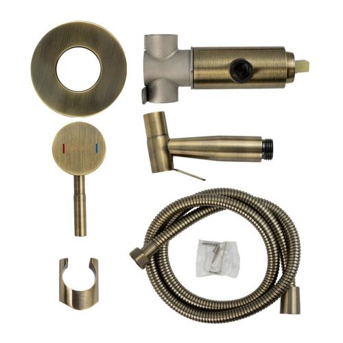 Смеситель для бидe GFmark 20723 встраиваемый Бронза из нержавеющей стали