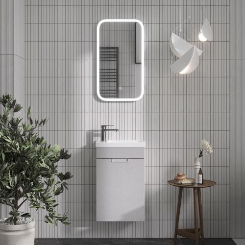 Тумба для ванны подвесная VOLNA Vario Z.40.1D, tpVARIO.Z40.1D-09 с раковиной Миранда 40