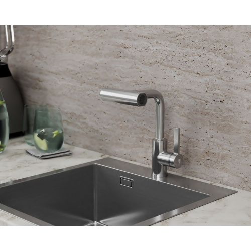 Смеситель для кухни RUSH Tinos TI3732-17 хром, с поворотным аэратором, 4 режима