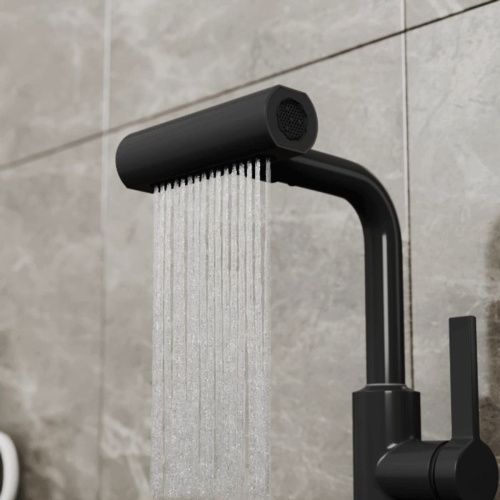 Смеситель для кухни RUSH Tinos TI3732-17 Black черный, с поворотным аэратором, 4 режима