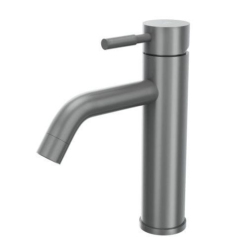 Смеситель для раковины RUSH Melos SUS1101-11Grey Графит, из нержавеющей стали