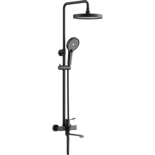 Душевая система с изливом BELZ B24812-7 черный