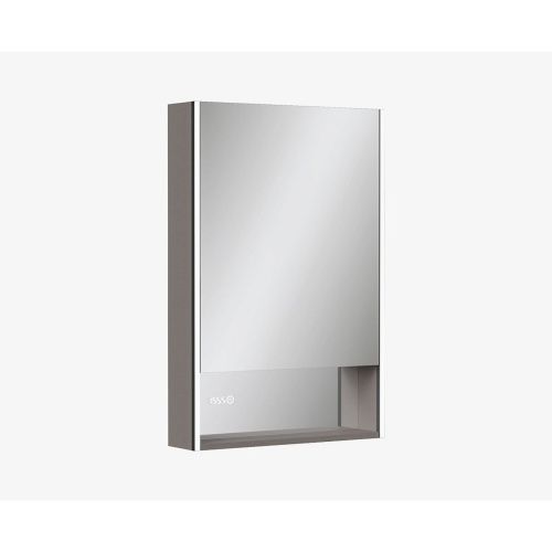 Шкаф зеркальный EQUIL Ferro LED 60 zsFERRO60.R с часами, правый
