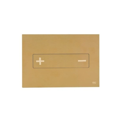 Кнопка механическая двойная OLI OCEANIA 882412 нержавеющая сталь, золото