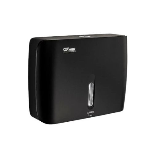 Диспенсер для бумажного полотенца GFmark 9151, пластиковый, черный, для салфеток Z сложения