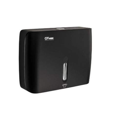 Диспенсер для бумажного полотенца GFmark 9151, пластиковый, черный, для салфеток Z сложения