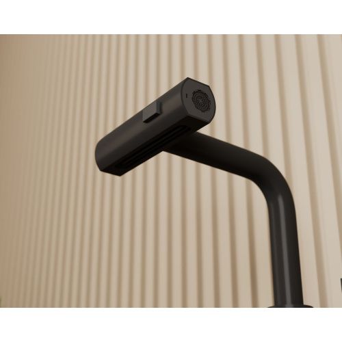 Смеситель для кухни RUSH Tinos TI3732-18Black черный, с выдвижной лейкой, поворотным аэратором, 4 режима