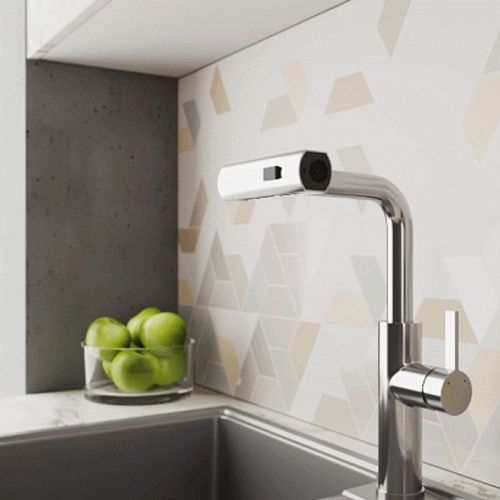 Смеситель для кухни RUSH Tinos TI3732-18 хром, с выдвижной лейкой, поворотным аэратором, 4 режима