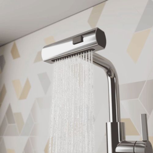 Смеситель для кухни RUSH Tinos TI3732-18 хром, с выдвижной лейкой, поворотным аэратором, 4 режима
