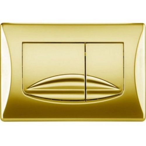 Кнопка механическая двойная OLI RIVER DUAL 638508 пластик, золотой