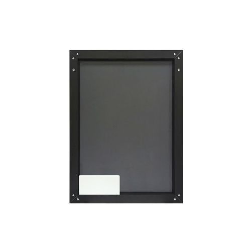 Зеркало Solid Black LED 600x800 ЗЛП1285 с сенсором, подогревом реверсивное крепление (800х600)