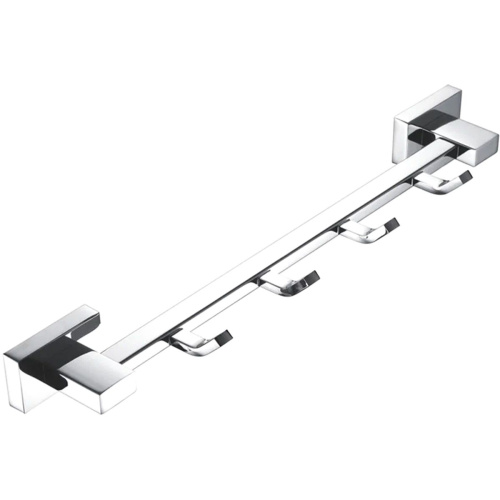 Планка для ванной комнаты Shevanik SG5641 с 4-мя крючками, хром
