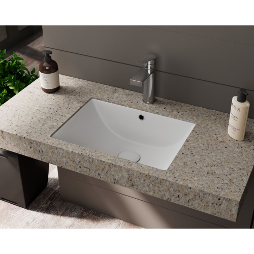 Раковина под столешницу D&K Berlin DT1431616, белый 460*330*180 мм, Накладные раковины, , D&K