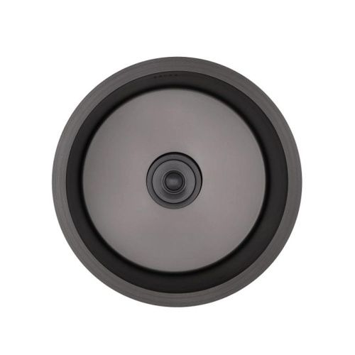 Мойка для кухни врезная GERHANS RK34545B графит из нержавеющей стали, 45*45 см с сифоном