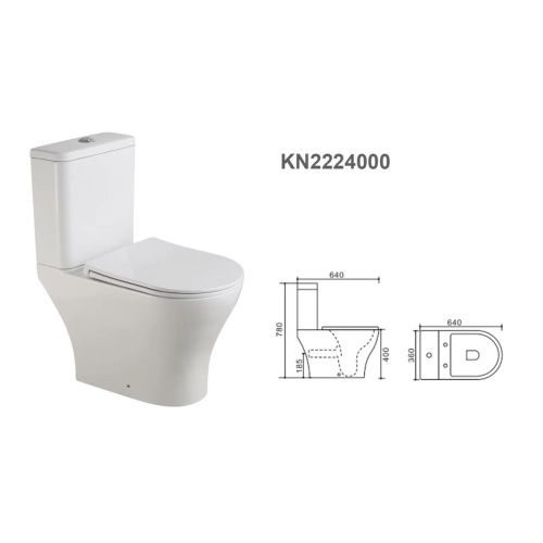 Унитаз-компакт напольный Knois KN2245000 с сидением, Knois, , Knois