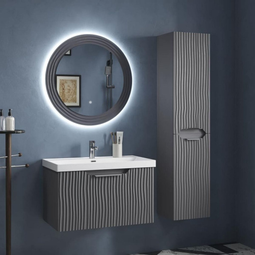 Зеркало EQUIL Mirage 80 графит софт zkMIRAGE80.D800, Коллекция Mirage, , EQUIL