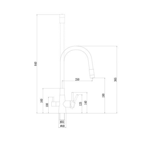 Смеситель для кухонной мойки Fmark FS1062-H02, Коллекция FM62, , SAVOL