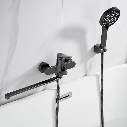 Cмеситель для ванны Shevanik S4322T оружейная сталь, Коллекция S43, , Shevanik