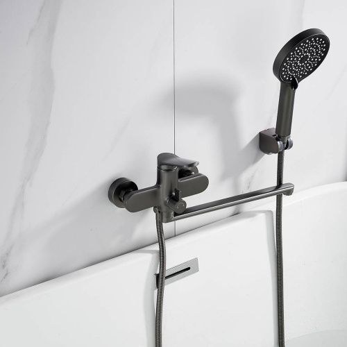 Cмеситель для ванны Shevanik S4322T оружейная сталь, Коллекция S43, , Shevanik