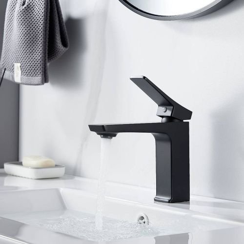 Cмеситель для раковины Shevanik S4401H черный, Коллекция S43, , Shevanik