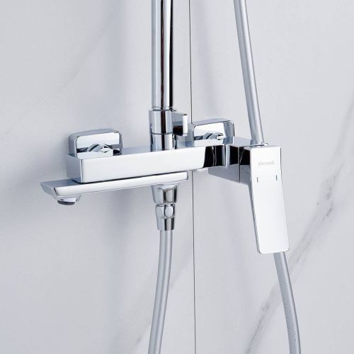Душевая система Shevanik S4436 верхний душ, лейка, хром, Коллекция S44, , Shevanik