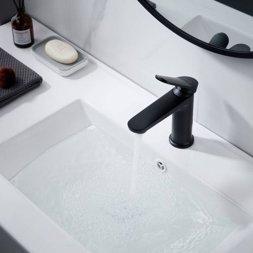 Cмеситель для раковины Shevanik S4301H черный матовый, Коллекция S43, , Shevanik