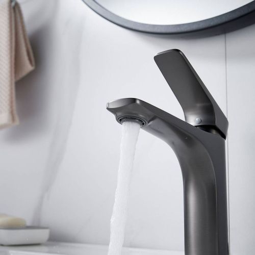 Смеситель для раковины Shevanik S4201T оружейная сталь, Коллекция S42, , Shevanik