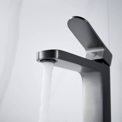 Cмеситель для раковины Shevanik S4501T оружейная сталь, Коллекция S45, , Shevanik