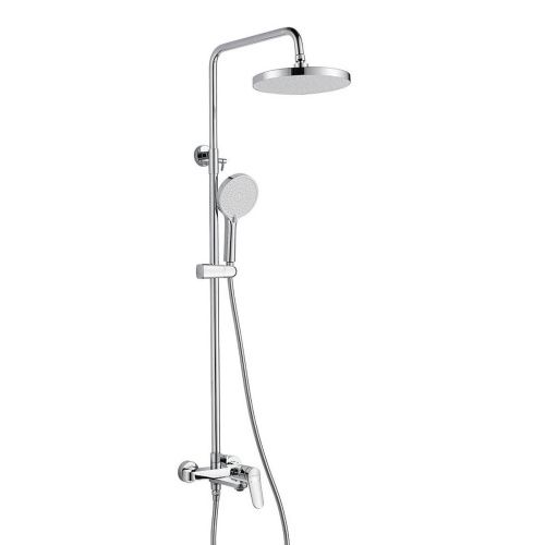 Душевая система Shevanik S4336 верхний душ, лейка, матовый хром, Коллекция S43, , Shevanik