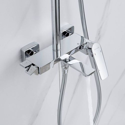 Душевая система Shevanik S4226 верхний душ, лейка, хром, Коллекция S42, , Shevanik