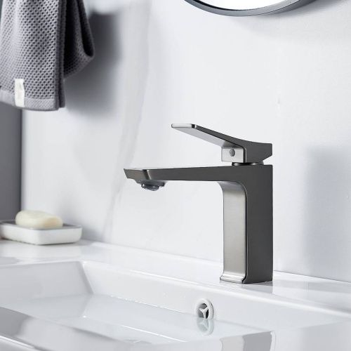 Cмеситель для раковины Shevanik S4401T оружейная сталь, Коллекция S43, , Shevanik