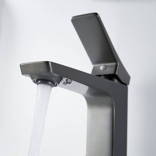 Cмеситель для раковины Shevanik S4401T оружейная сталь, Коллекция S43, , Shevanik