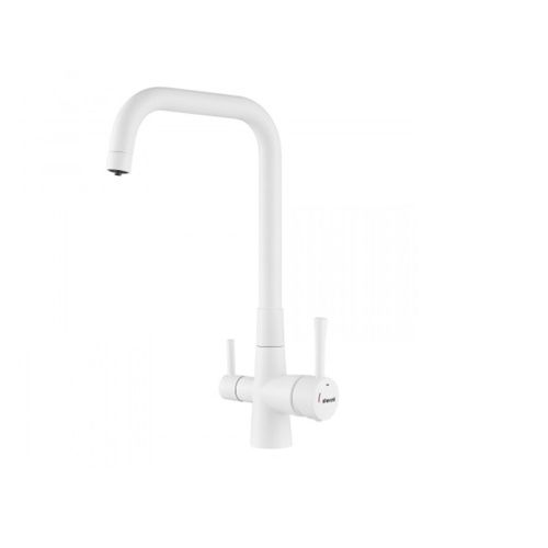 Смеситель для кухни Shevanik S528C с подключением фильтра питьевой воды, белый, Смесители с подключением к фильтру питьевой воды, , Shevanik