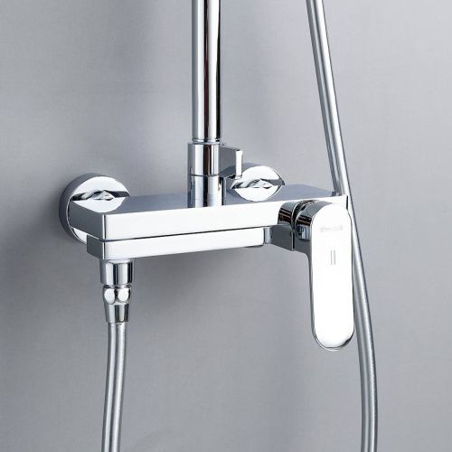 Душевая система Shevanik S4536 верхний душ, лейка, хром, Коллекция S45, , Shevanik