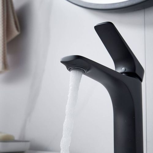 Смеситель для раковины Shevanik S4201H черный, Коллекция S42, , Shevanik