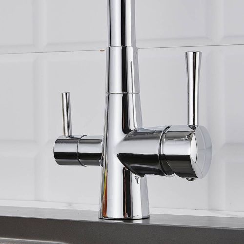 Смеситель для кухни Shevanik S528 с подключением фильтра питьевой воды, хром, Смесители с подключением к фильтру питьевой воды, , Shevanik