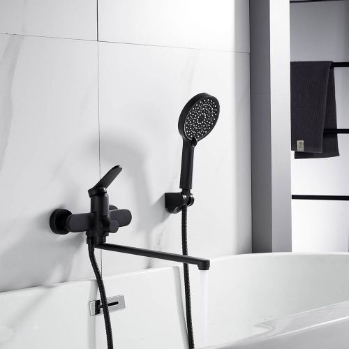 Cмеситель для ванны Shevanik S4322H черный, Коллекция S43, , Shevanik
