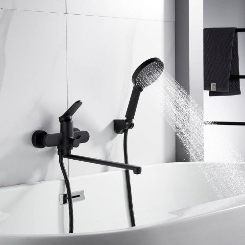 Cмеситель для ванны Shevanik S4322H черный, Коллекция S43, , Shevanik