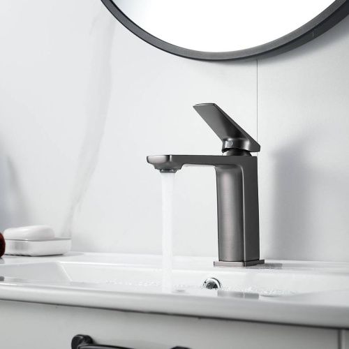 Cмеситель для раковины Shevanik S8901T-1 оружейная сталь, Коллекция S89, , Shevanik