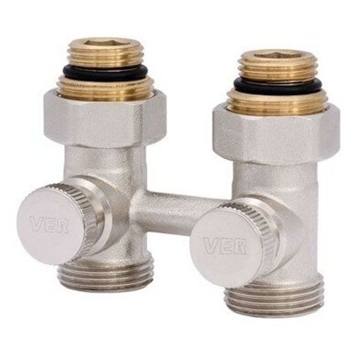 Узел нижнего подключения радиатора прямой 1/2