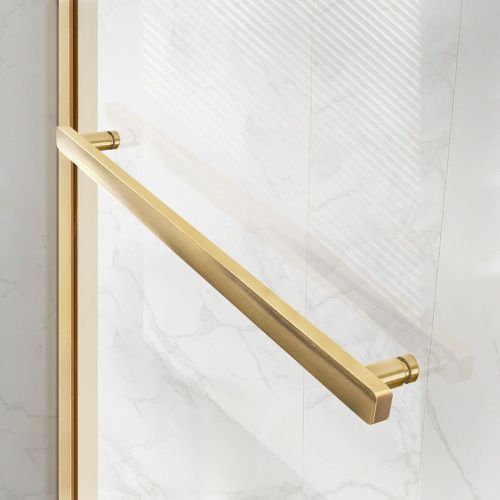Душевая дверь Vincea Slim Soft VDS-1SS120CLG, 1200, брашированное золото стекло прозрачное