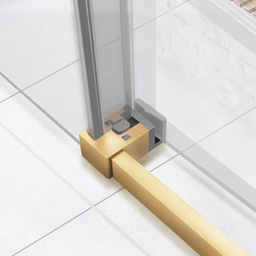 Душевая дверь Vincea Slim Soft VDS-1SS120CLG, 1200, брашированное золото стекло прозрачное