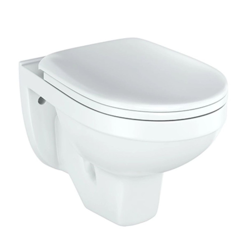 Комплект Инсталляция АНИ Пласт WCP4141A с механической кнопкой, хром WP1410 + Унитаз подвесной РИО Люкс 30745 дюропласт с микролифтом ROSA, Комплекты инсталляции с унитазом, ,