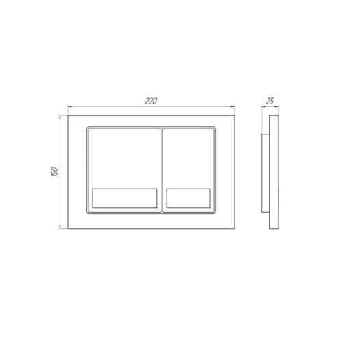 Комплект Инсталляция АНИ Пласт WC1010A без фитингов + Клавиша Ани Пласт WP1210, хром + Унитаз подвесной РИО Люкс 30745  дюропласт с микролифтом ROSA, Комплекты инсталляции с унитазом, ,
