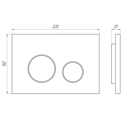 Комплект Инсталляция АНИ Пласт WCP4130A с механической кнопкой, белая WP1300 + Унитаз подвесной РИО Люкс 30745 дюропласт с микролифтом ROSA, Комплекты инсталляции с унитазом, ,