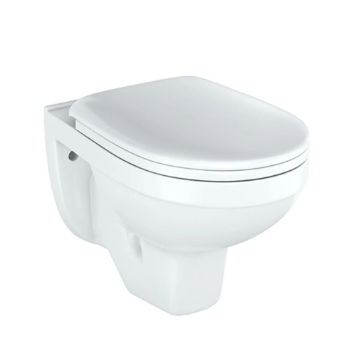 Комплект Инсталляция АНИ Пласт WCP4130A с механической кнопкой, белая WP1300 + Унитаз подвесной РИО Люкс 30745 дюропласт с микролифтом ROSA, Комплекты инсталляции с унитазом, ,